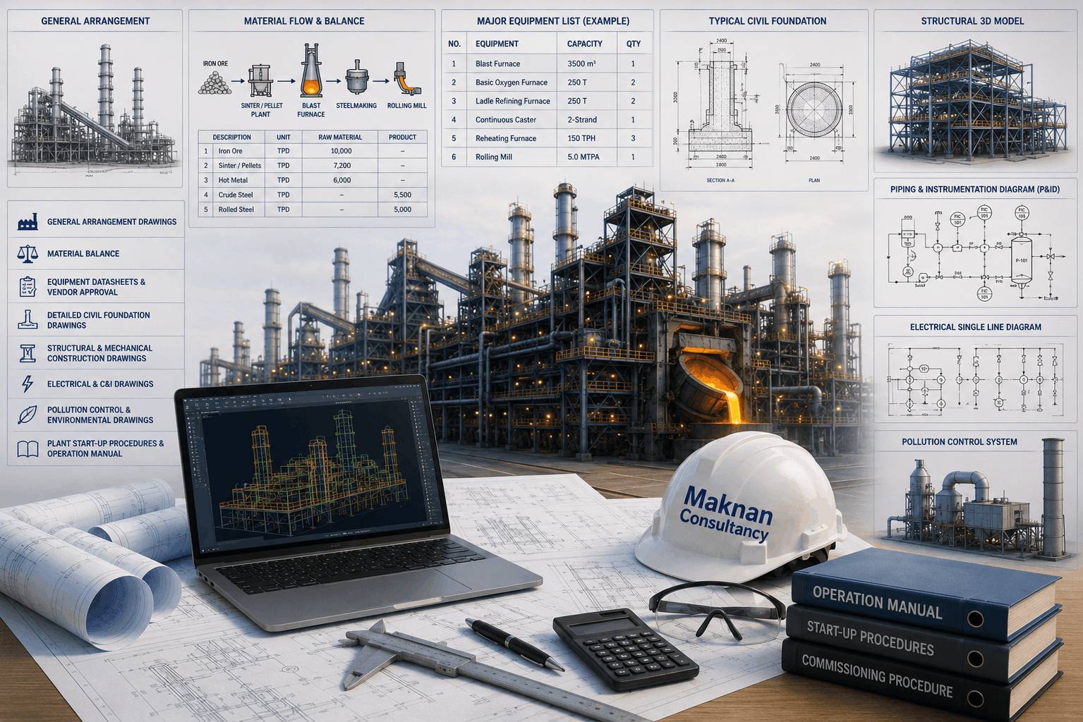 Detail Engineering and 3-D Modelling